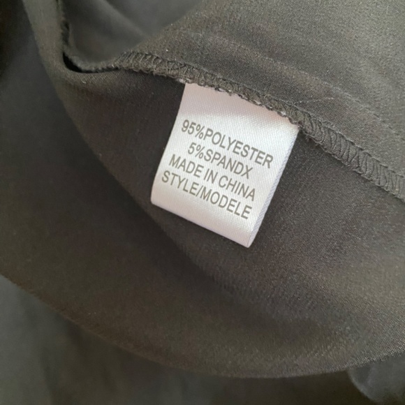 Vintage y2k Black satin wrap dress - Picture 8 of 8